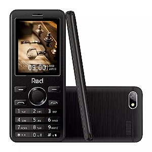 Celular Red Mobile Prime 2.4 Bluetooth 2 Chips M012F Preto