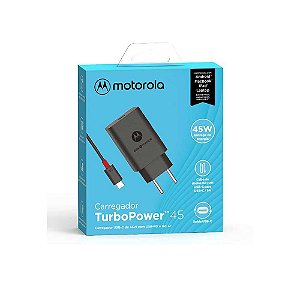 Carregador de Parede Motorola Type-C TurboPower 45W