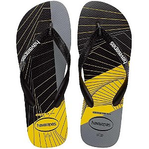 Chinelo Havaianas Trend Amarelo Citrico/Preto - 39/40