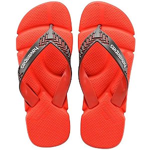 Chinelo Havaianas Power 2.0 Vermelho Crush - 37/38