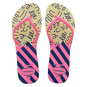 Chinelo Havaianas Flat Mix Lima - 35/36