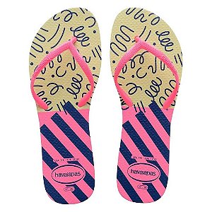 Chinelo Havaianas Flat Mix Lima - 35/36