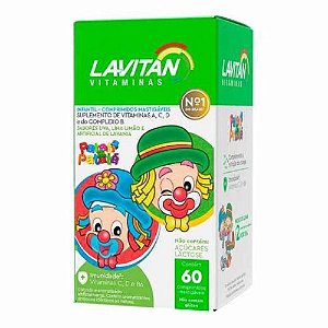 Suplemento Vitamínico Lavitan Kids - 60 Comprimidos - Verde