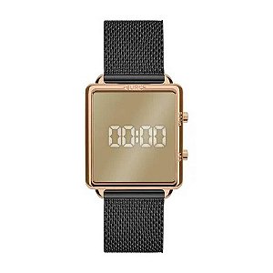 Relógio Feminino Euro Digital EUJHS31BAOS/4D - Preto/Rosé