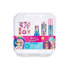 Kit Maquiagem Infantil Polibrinq Unhas Com Tatuagens MK05