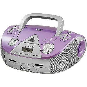 Rádio Boombox Philco CD/USB/FM PB126L Lilás - Bivolt