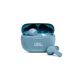 Fone de Ouvido JBL Bluetooth Wave 200 - Azul