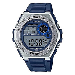 Relógio Masculino Casio Digital MWD-100H-2AVDF Prata