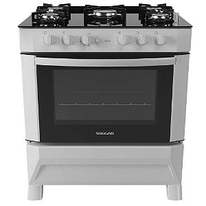 Fogão Suggar 5 Bocas Cook Front Branco - Bivolt