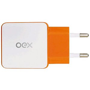 Carregador de Tomada Oex USB Duo 3.4A - CG201