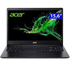 Notebook Acer Celeron 4GB 128GB 15.6" A315-34-C9WH - Preto