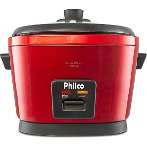 Panela Elétrica Philco PPA14V 4,5L 700W Vermelha - 127V