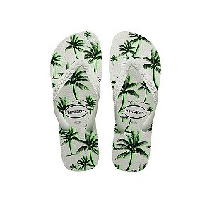 Chinelo Havaianas Aloha Branco/Verde - 37/38