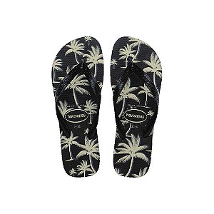 Chinelo Havaianas Aloha Preto/Branco - 35/36