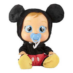 Boneca Cry Babies Multikids Mickey Som de Choro BR1419