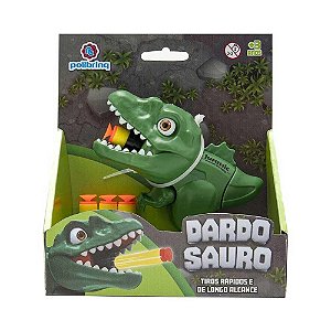 Dinossauro Lança Dardos Dardo Sauro Polibrinq AN2014 Verde