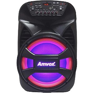 Caixa Amplificada Amvox Viper II Bluetooth Bateria ACA480