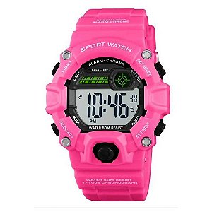 Relógio Infantil Tuguir Digital Menina 1484 TG30082 Rosa