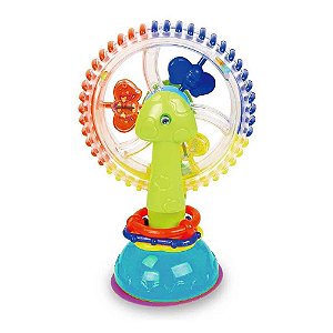 Roda Roda Atividades C/ Ventosa Multikids BR1089 Azul