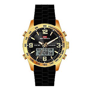 Relógio Masculino Kat-Wach Analogico KT1206 KT60005 Dourado