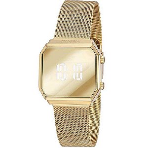 Relógio Feminino Mondaine Digital 32121LPMVDE1 - Dourado