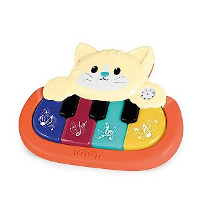 Teclado Music Pets Tateti Calesita Ref.227 Gato Creme