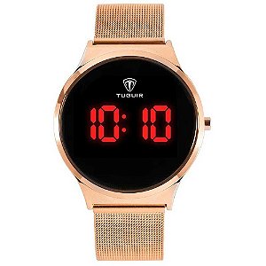Relógio Feminino Tuguir Digital TG107 TG30050 Rosé