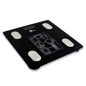 Balança Digital Bioimpedância Até 180Kg Bluetooth SQ-4281