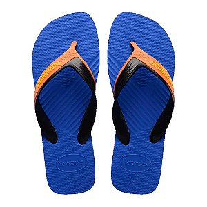 Chinelo Havaianas Dual Azul Estrela - 37/38