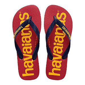 Chinelo Havaianas Top Logomania 2 Marinho - 39/40