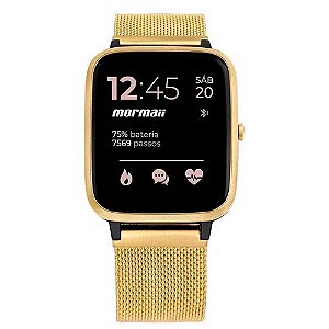 Smartwatch Mormaii Life Bluetooth MOLIFEAM/7D Dourado