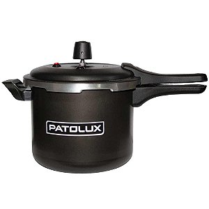 Panela Pressão Patolux 5,0L Fecho Externo Antiad - Preto