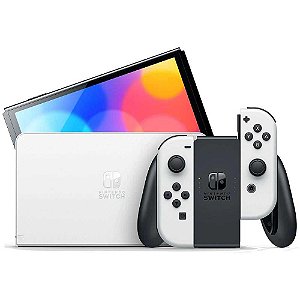 Console Nintendo Switch com Joy-Con OLED 7,0" 64GB - Branco