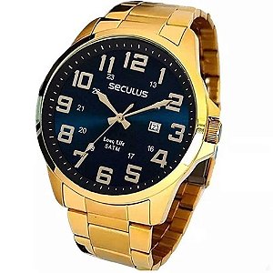 Relógio Masculino Seculus Analógico 44042GPSVDA2 - Dourado