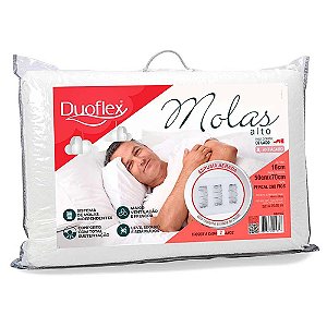 Travesseiro Duoflex Molas Alto Espuma Aerada - MN1100