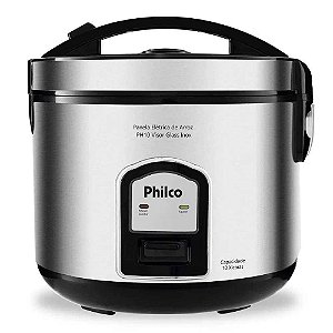 Panela Elétrica Philco Visor Glass 700W PH10P Inox - 220V