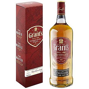 Whisky Grants Triple Wood Escocês Blended 40% Alcool - 1L