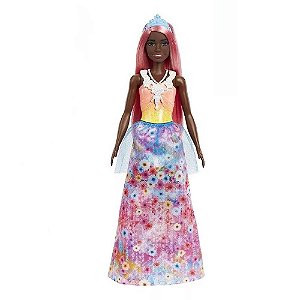 Boneca Barbie Dreamtopia Princesa Mágica Morena HGR13 HGR14