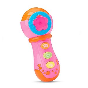 Microfone Musical Infantil Cks Toys MIC9305 - Rosa