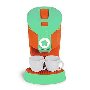 Cafeteira Imaginativa Calesita Tateti Ref.224 Laranja/Verde