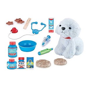 Cachorro de Pelúcia I Love My Pets Multikids 16 Peças BR1740