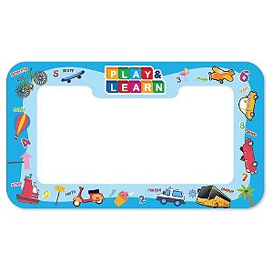 Tapete Mágico Acqua Playlearn Transportes Multikids BR1746