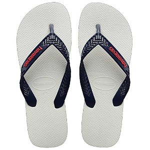 Chinelo Havaianas Power Light Solid Branco - 41/42