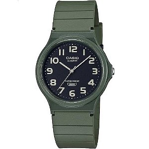 Relógio Unissex Casio Analógico MQ-24UC-3BDF-SC Verde