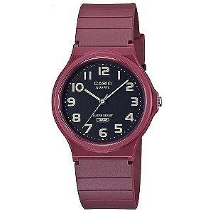 Relógio Unissex Casio Analógico MQ-24UC-4BDF-SC Vermelho