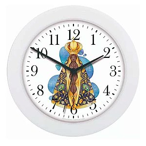 Relógio de Parede Herweg 40cm Quartz 660131-028 Cromado Liso - Shoploko -  Por você, para você