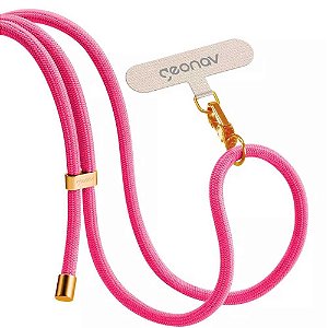 Cordão Para Celular Universal Ajustável Geonav CDUL04 - Rosa