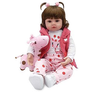 Boneca Bebê Reborn Shiny Toys Laura Baby Valentina 000457
