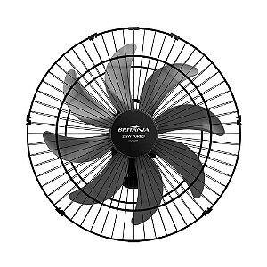 Ventilador de Parede Britânia 8 Pás 215W BVT675 Preto - 220V