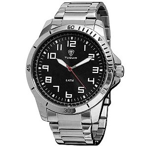 Relógio Masculino Tuguir Analógico 2400 TG30256 - Prata